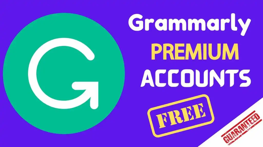 Grammarly premium accounts